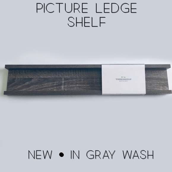 Threshold Other Threshold Picture Ledge Shelf Gray Wash 23 Long New